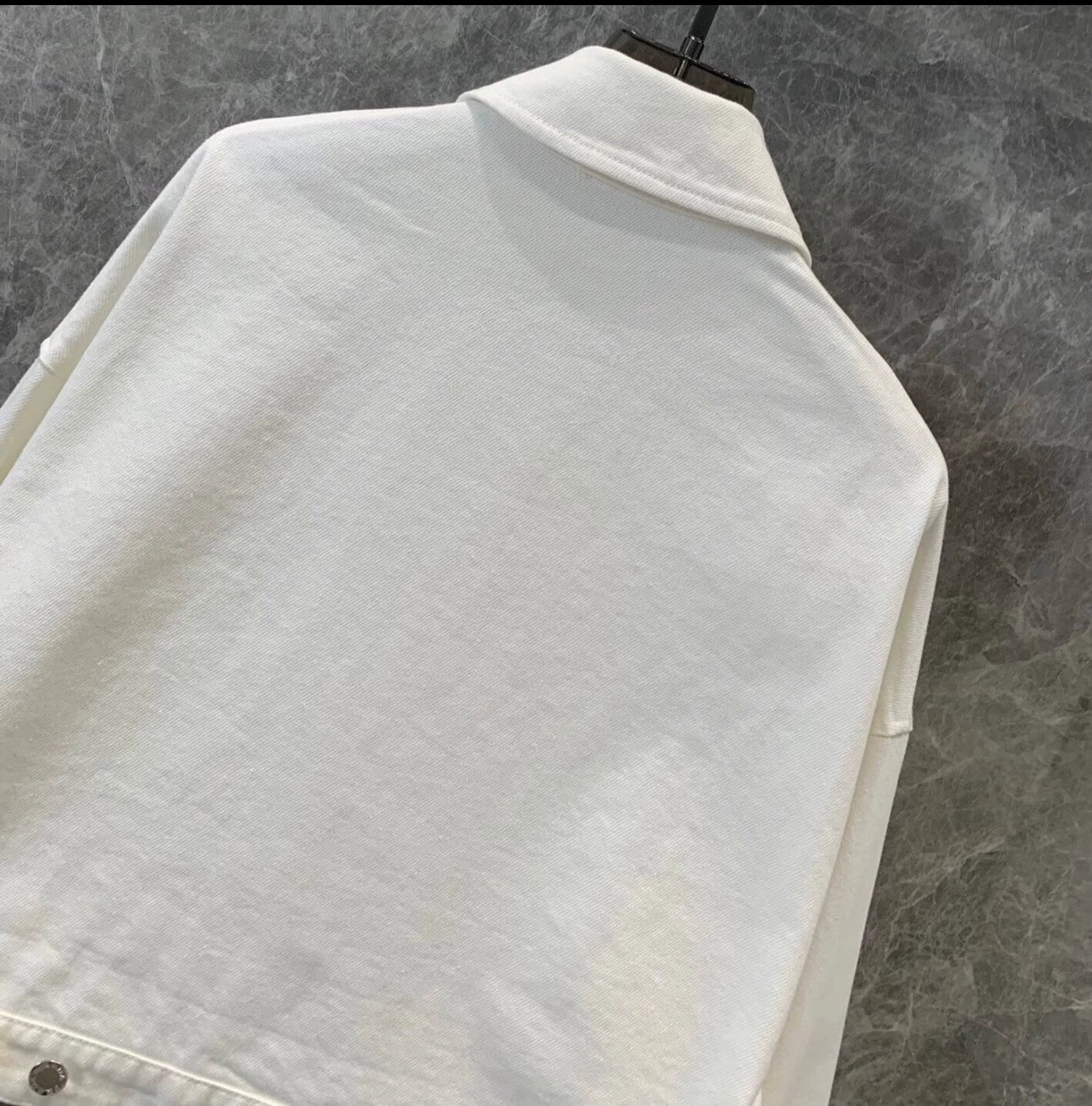 P 25 NEW White denim jacket