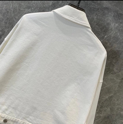 P 25 NEW White denim jacket
