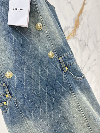 BA 25 spring and summer new denim dress