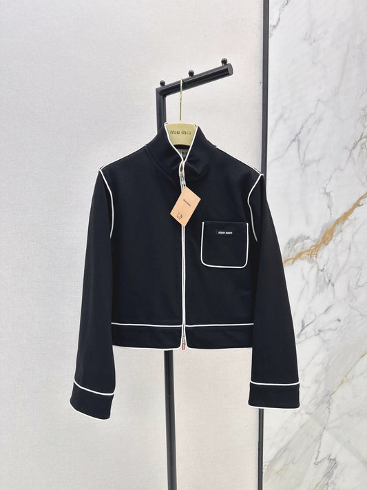 Mi 25 Air layer fabric jacket with trim design