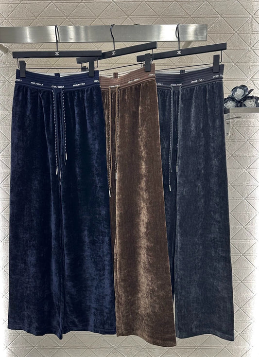 M 25 drawstring wide-leg trousers