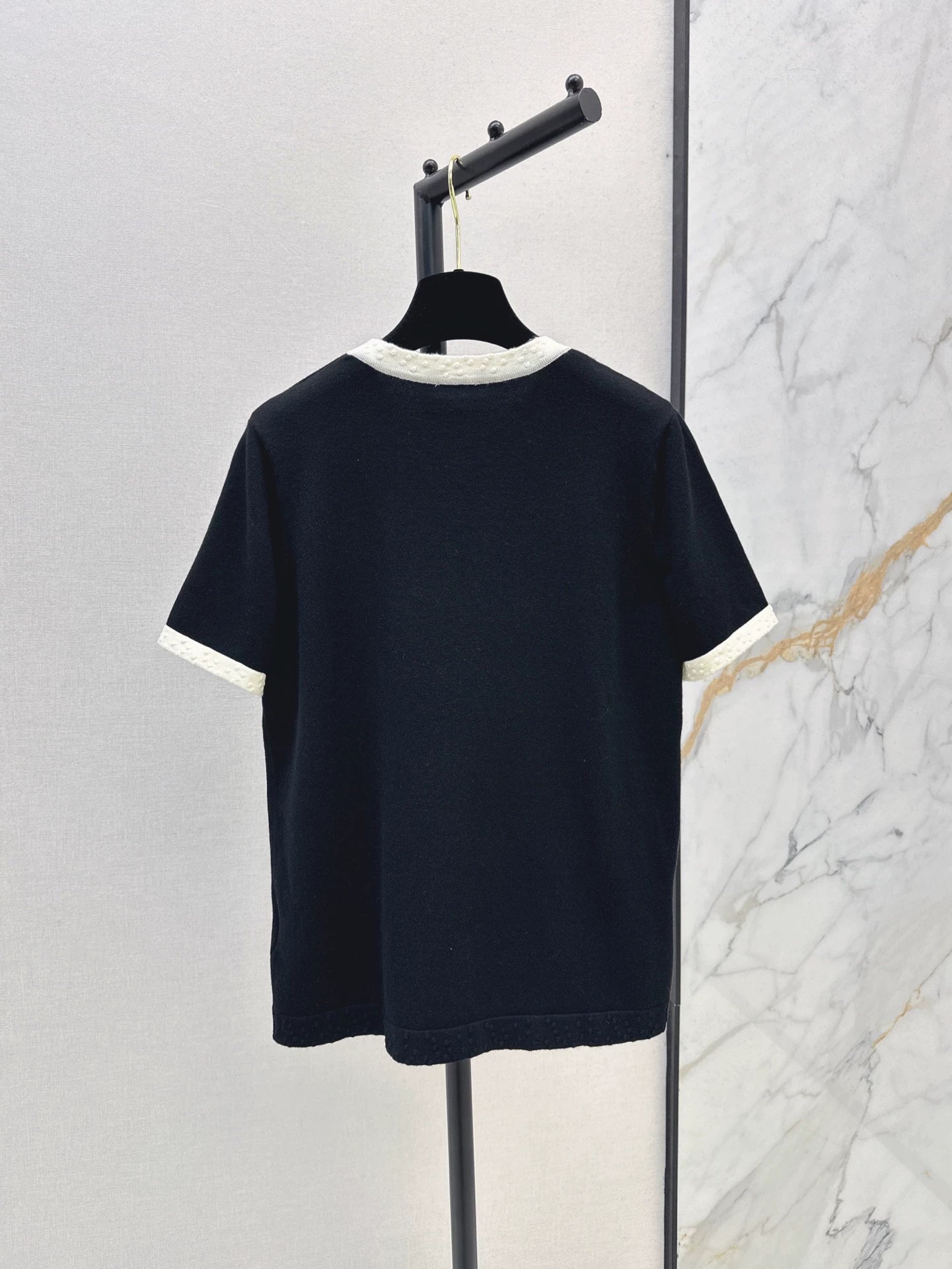 C 25 knitted short-sleeved top