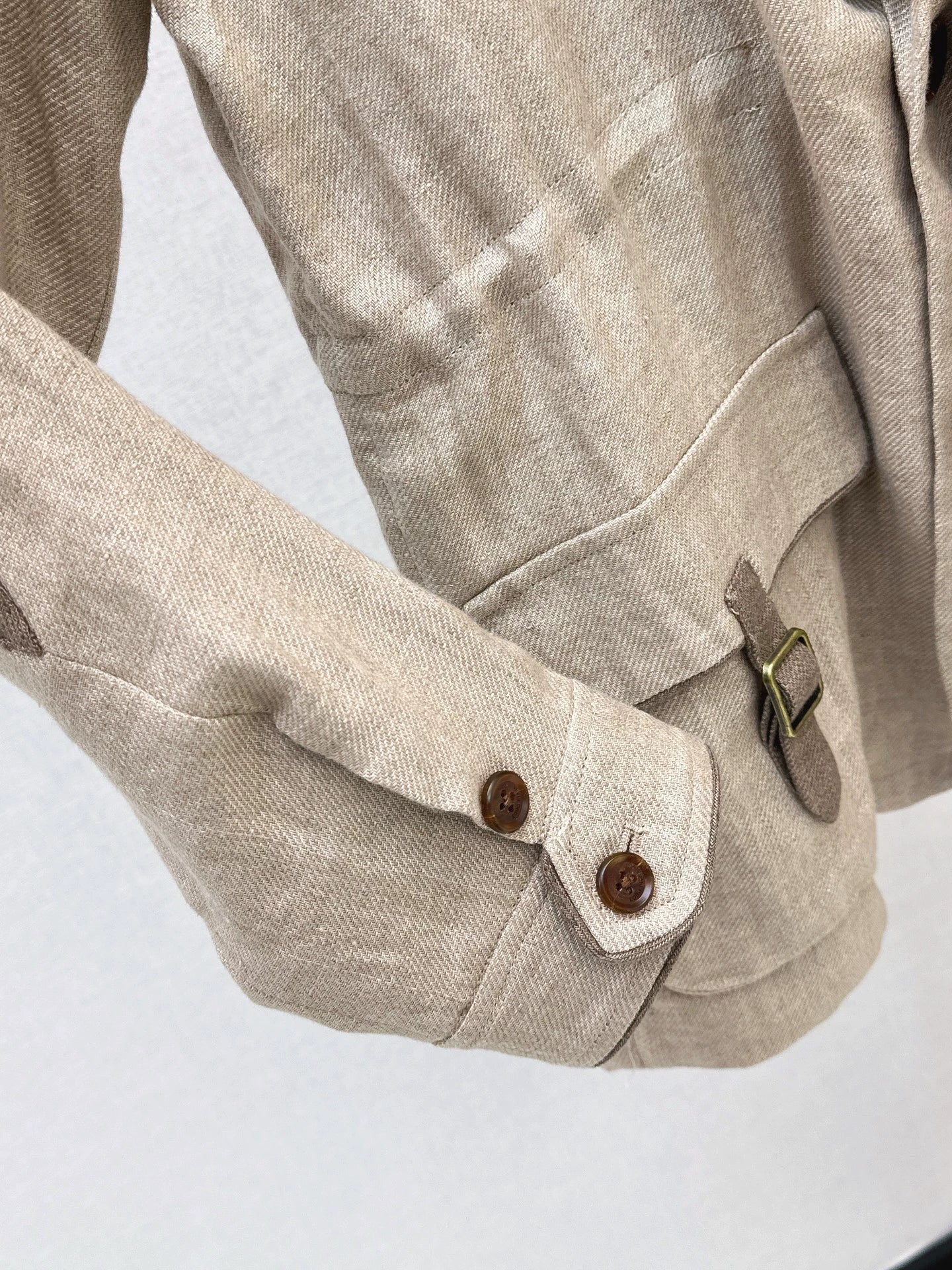 LOR 25 British retro home leisure linen jacket