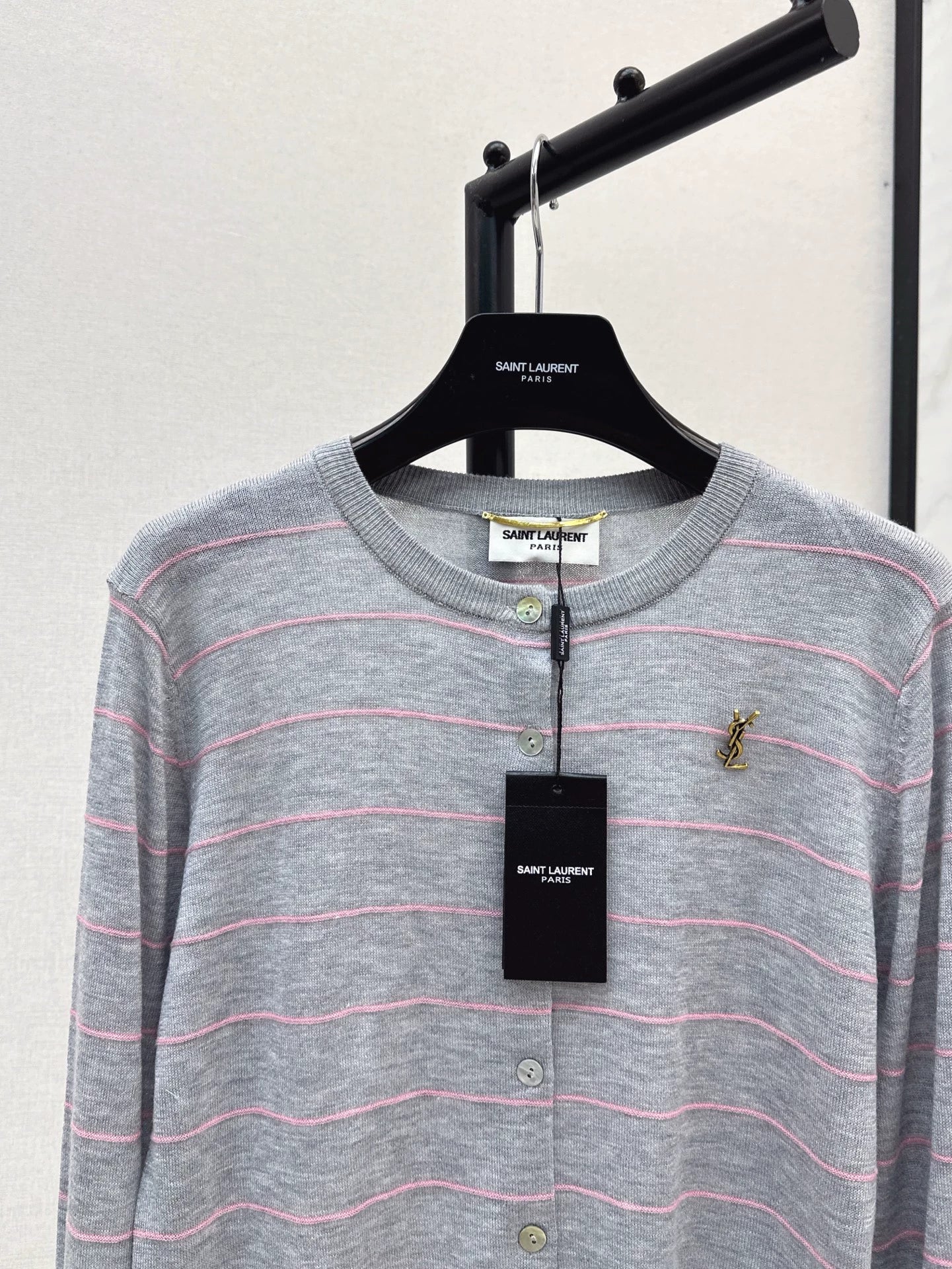 Y 25 new striped knitted cardigan