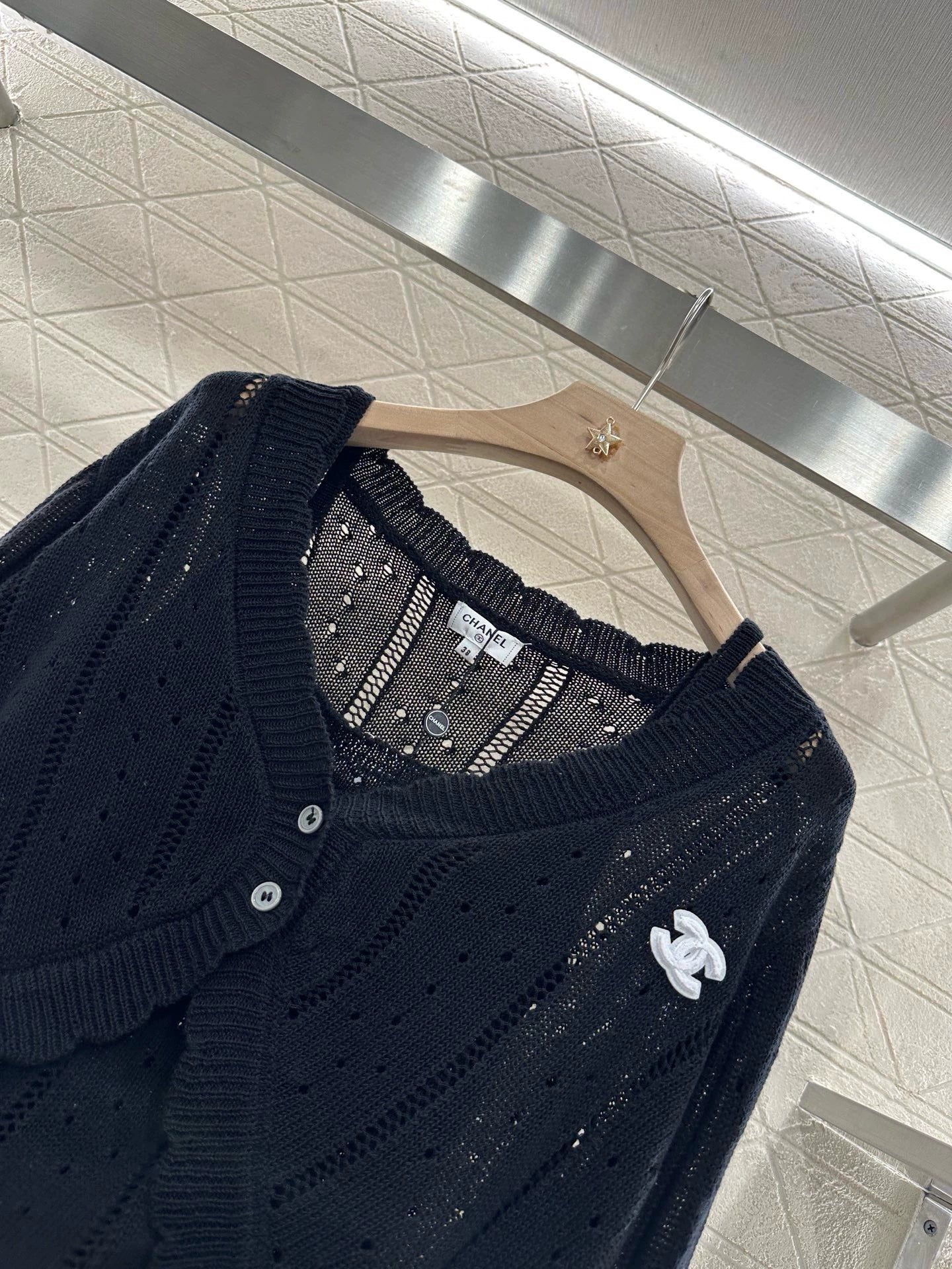C 25 early fall new camisole knit cardigan two-piece