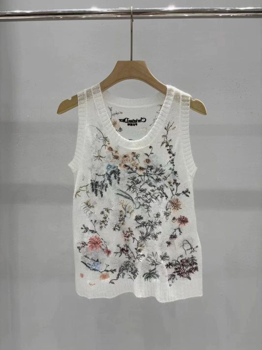 D 25 Early Autumn New Style Knitted Sweater Thin Vest