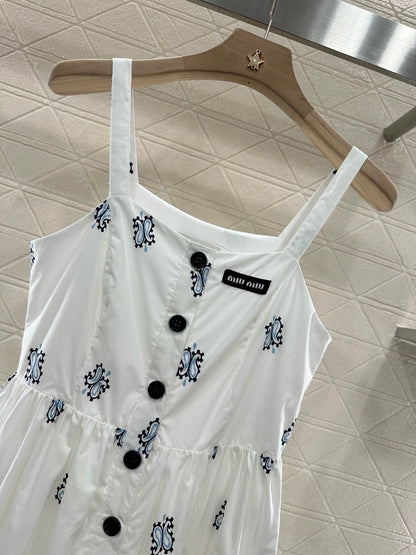 M 25 New Printed halter dress