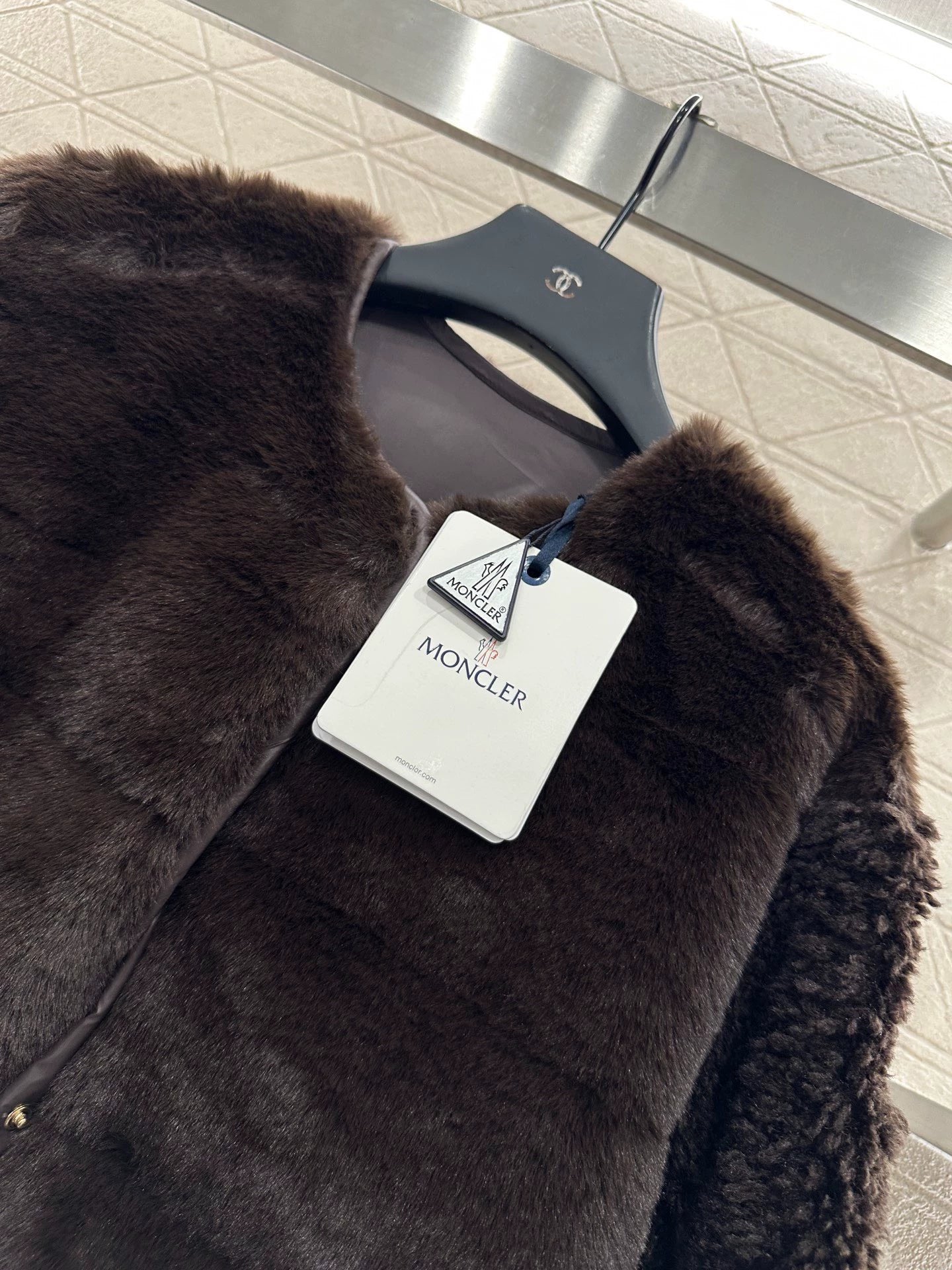 Mon 25 Teddy Plush Snap Button Down Jacket