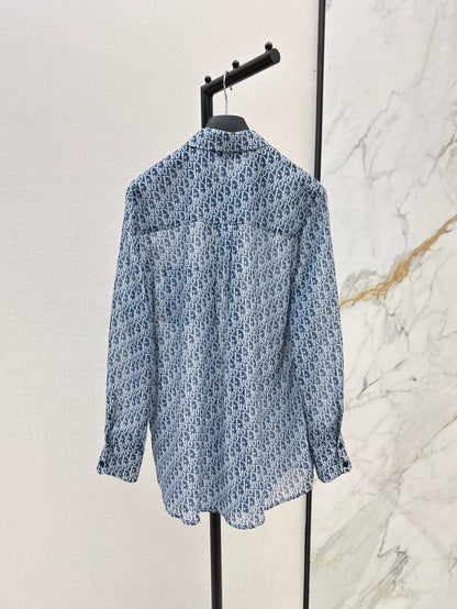 D 25 Spring/Summer Newest See-Through Blouse