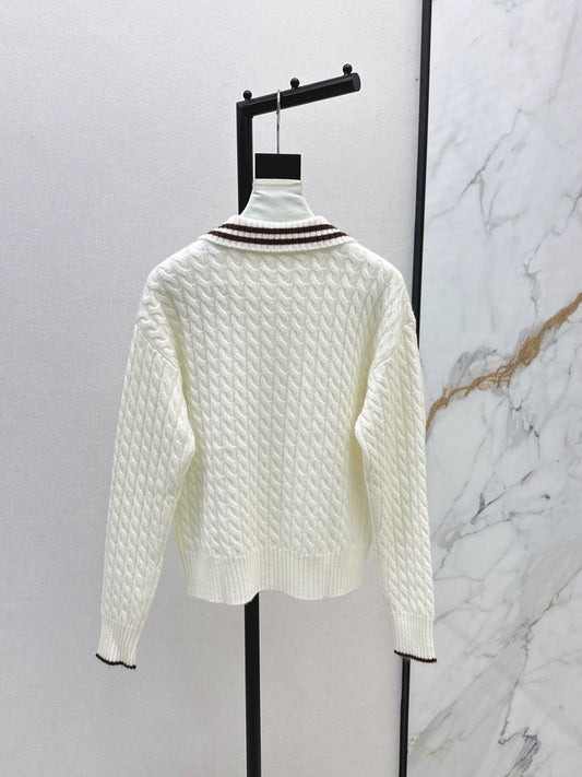 Bru 25 Logo-embellished cashmere sweater