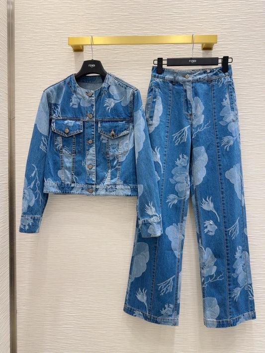 F 25 new stylish new denim suit