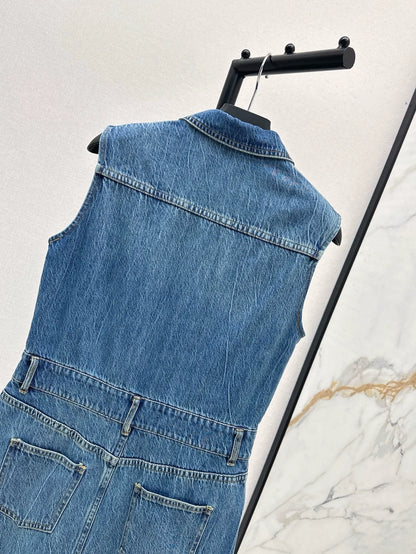 P 25 Spring/Summer New Sleeveless Denim Dresses