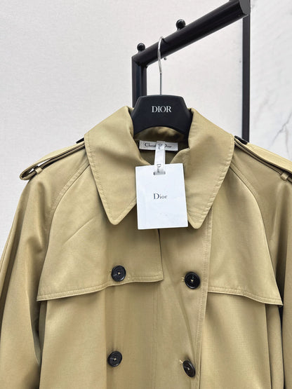 D 25fw long trench coat