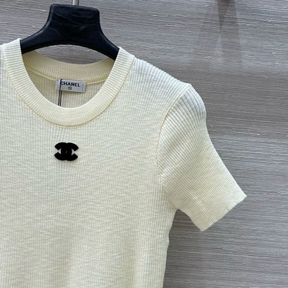 C 25 Dopamine Colorway Strick-Kurzarmoberteil