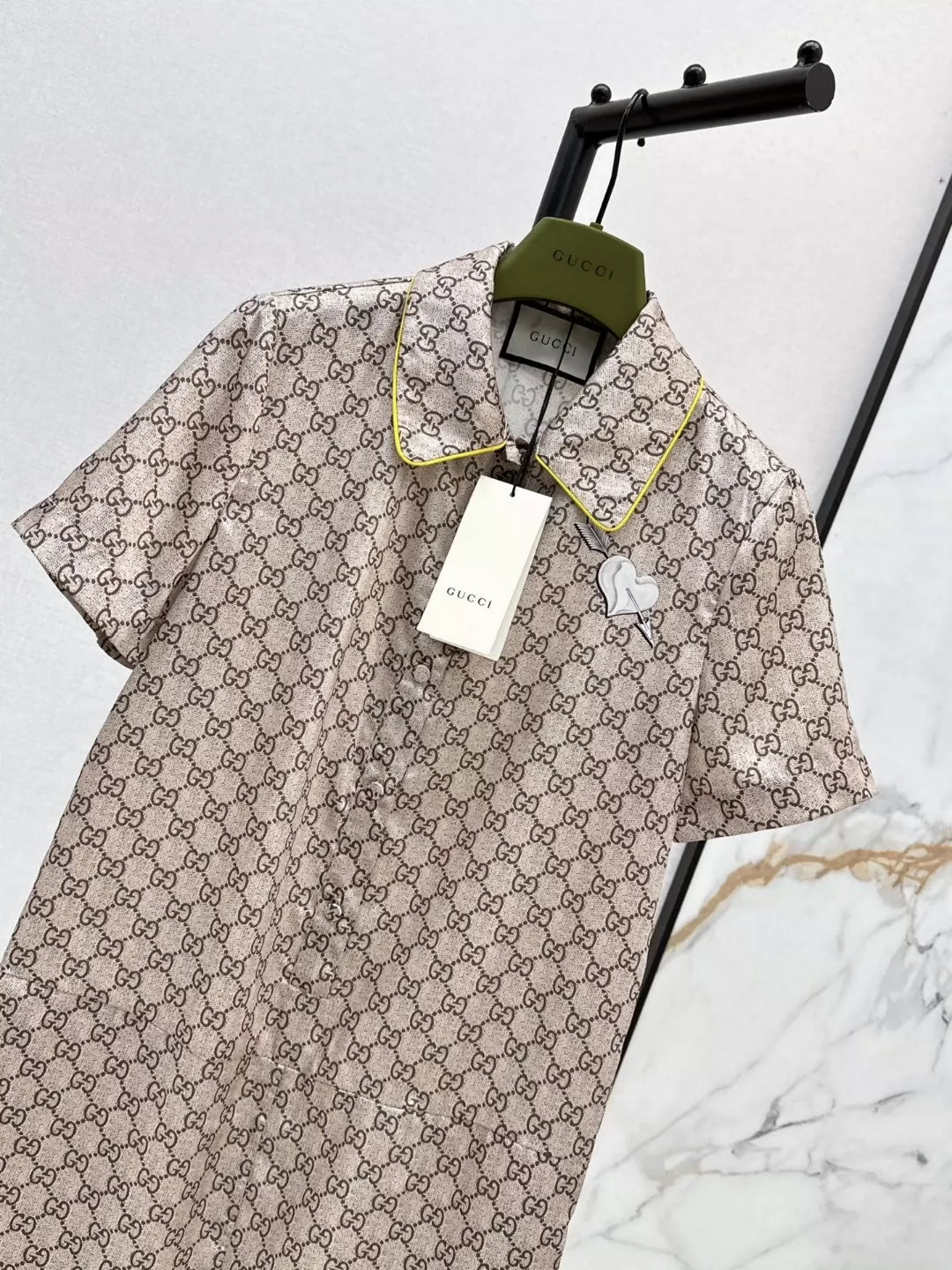 G 25 Spring/Summer New Printed Short Sleeve Jumpsuit