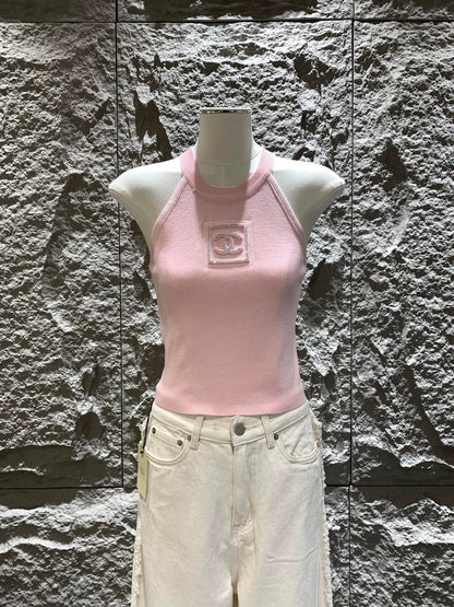 C 25 Classic Embroidered logo knit undershirt