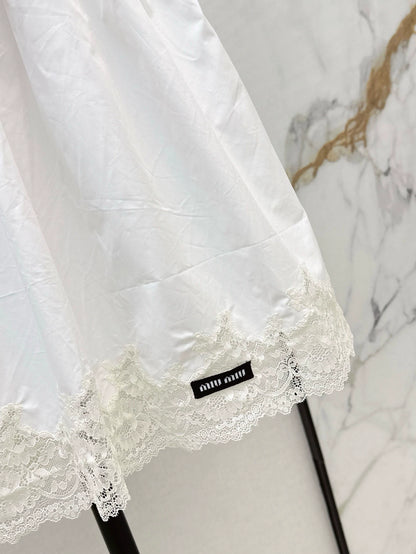 M 25 Spring/Summer New Patchwork Lace Embellished Half Skirt