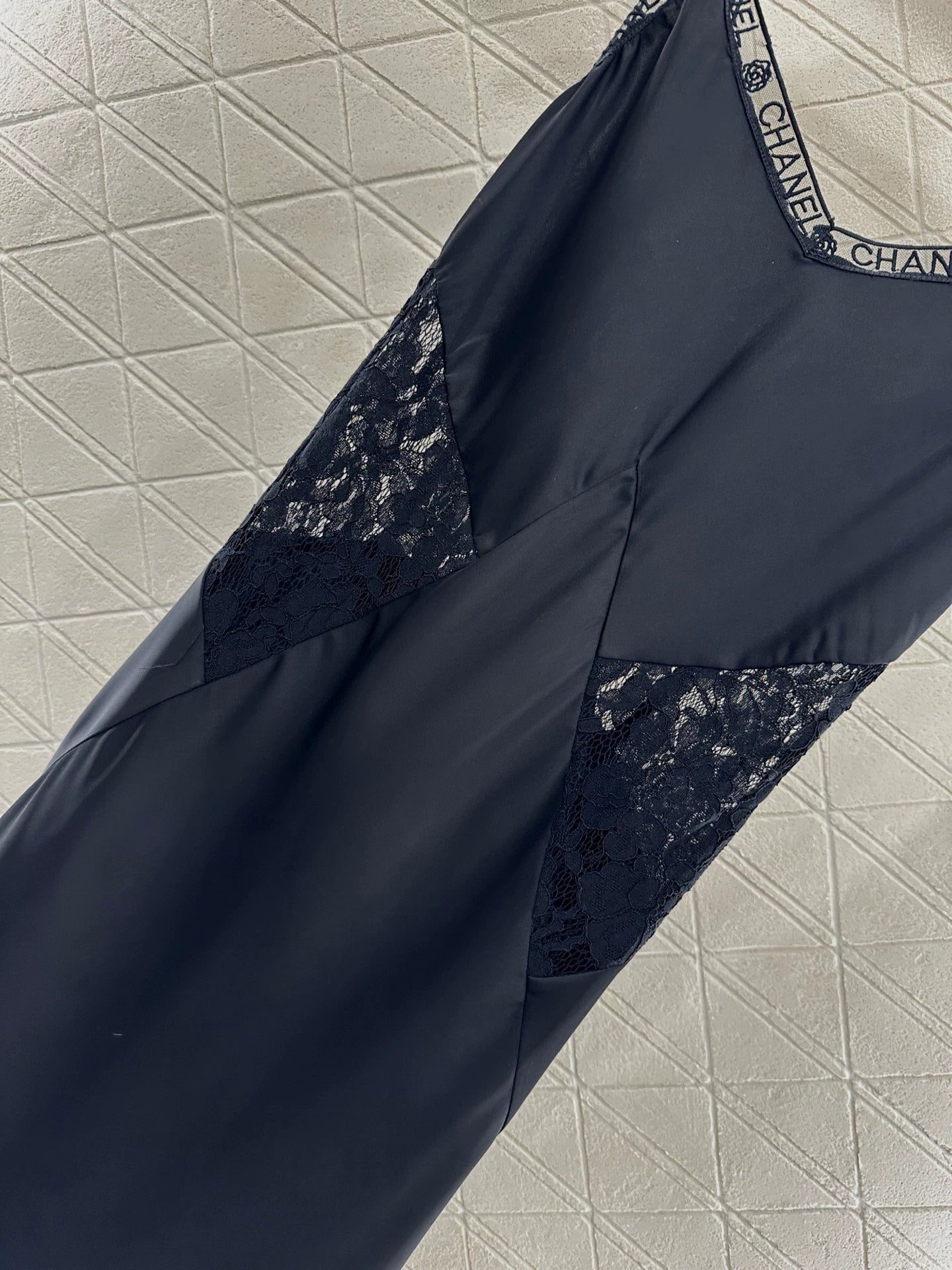 C 25 Lace hollow suspender dress