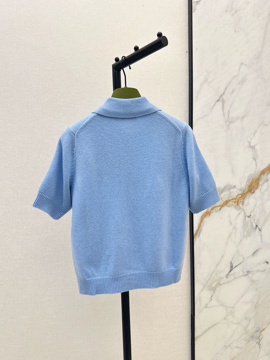 G 25 Spring/Summer Latest Lapel Short Sleeve Top