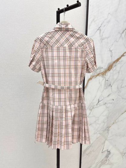 Bu Spring/Summer 25 New Classic Plaid Dresses
