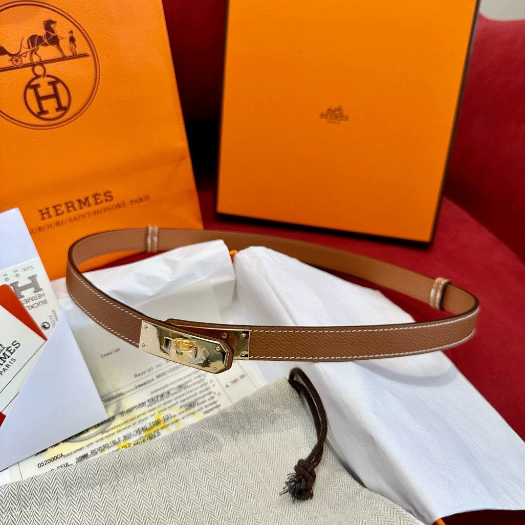 Women's belt calfskin