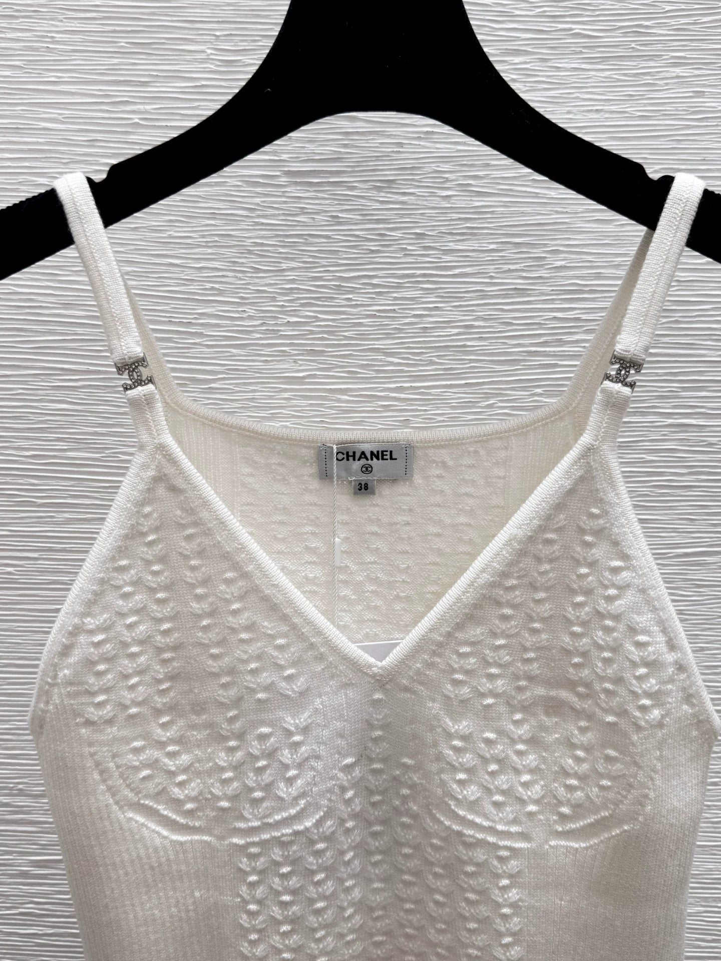 C 25 New Solid Color Simple Knit Suspenders