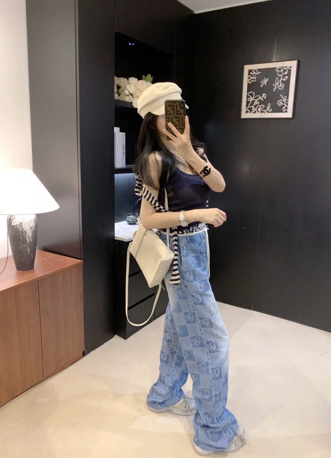 D 25 New Elastic Webbing Tencel Jeans
