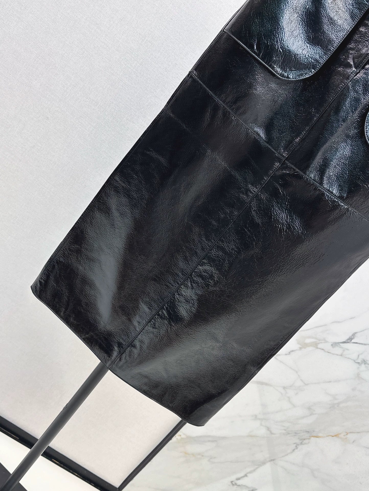 C 25A Premium Handcrafted Collection New Genuine Leather Skirt