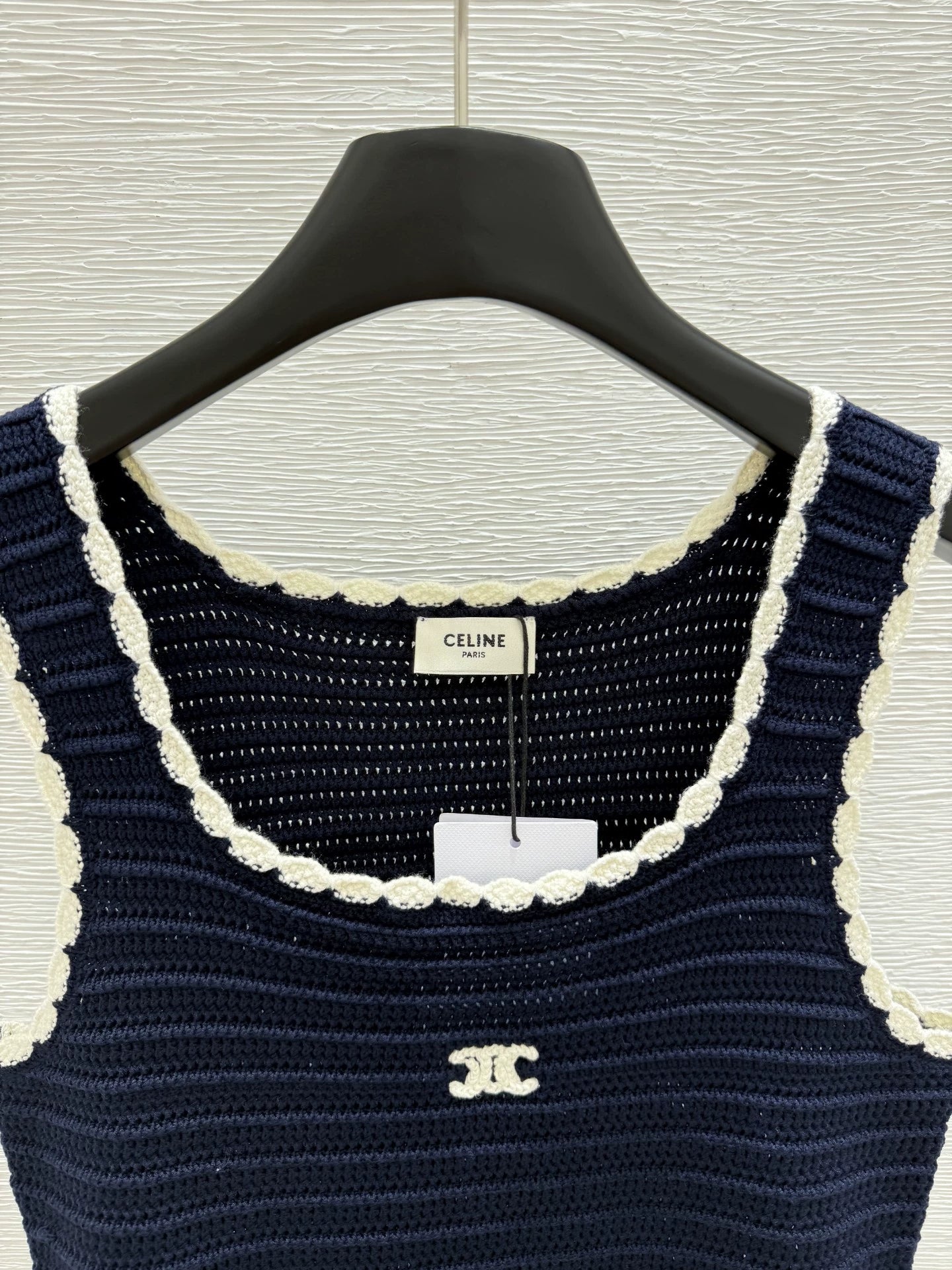 Ce 25 New Pocket Knit Vest Dress