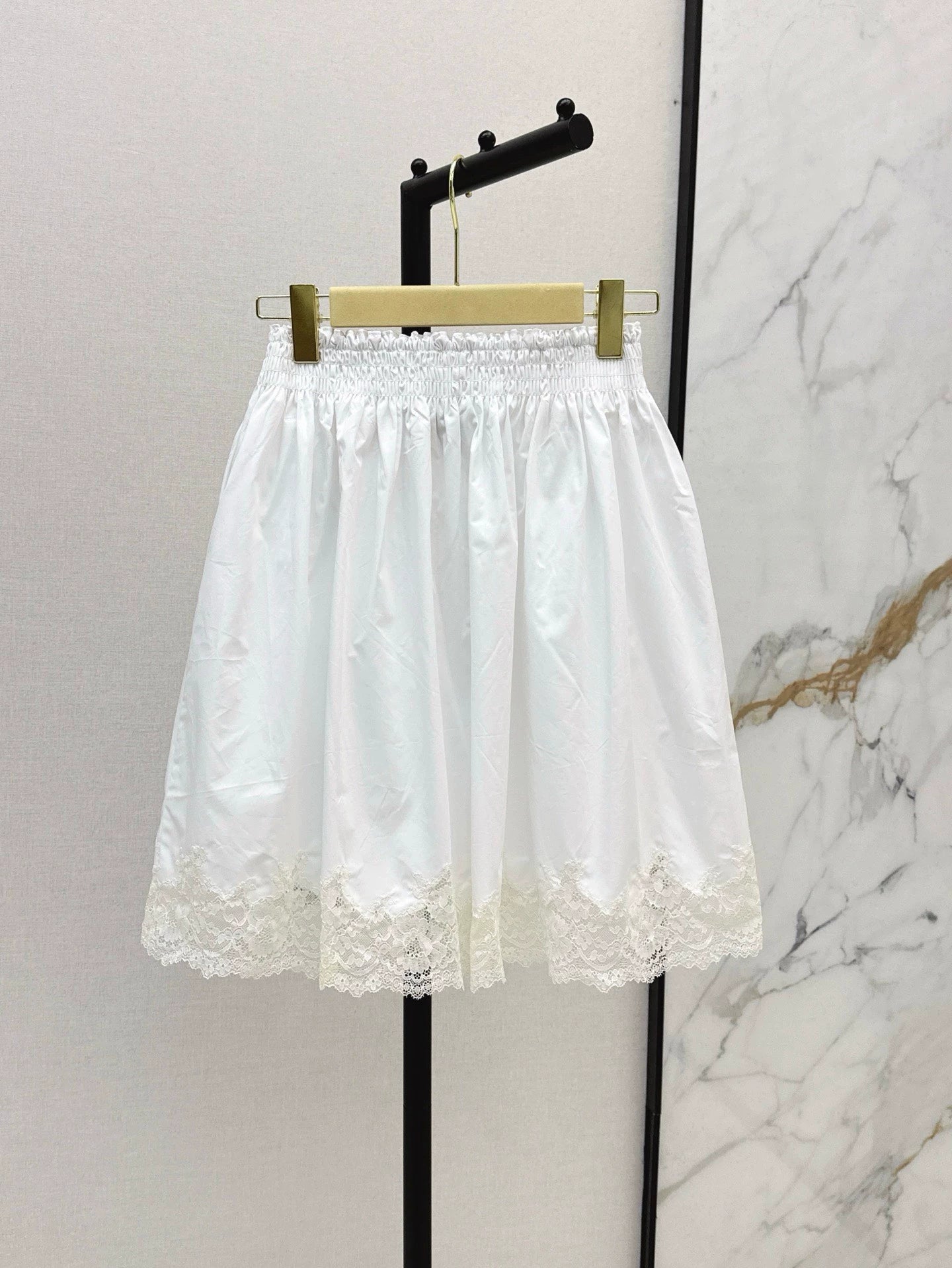 M 25 Spring/Summer New Patchwork Lace Embellished Half Skirt