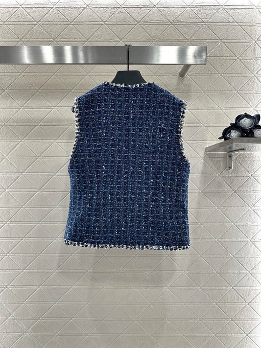 C 25fw Woven Tweed Vest
