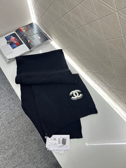 C 25 Logo cashmere scarf