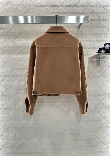 L 25 lapel woolen coat