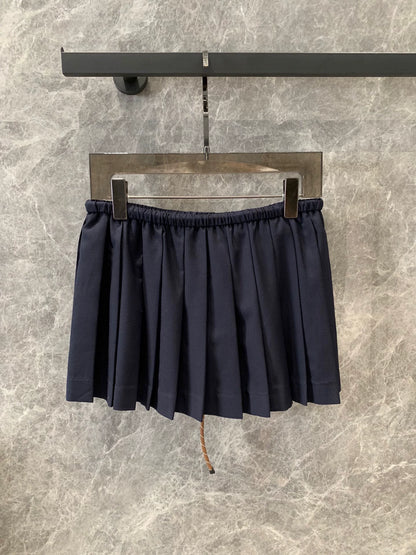 M 24 Spring and Summer New Products Hemp Rope Pleated Short Skirt