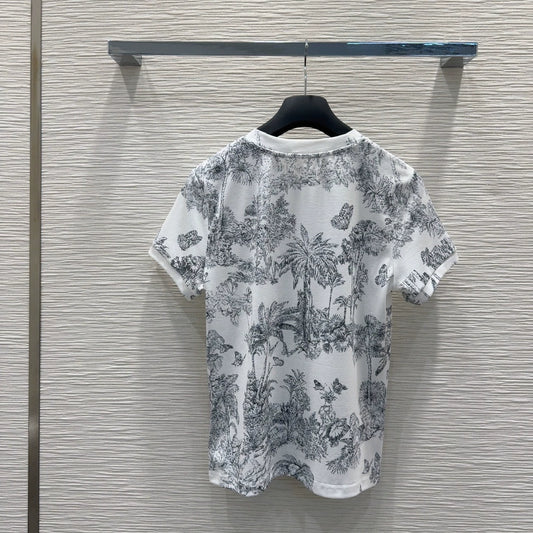 D 25 New Classic Jungle Print Short Sleeve T-Shirt