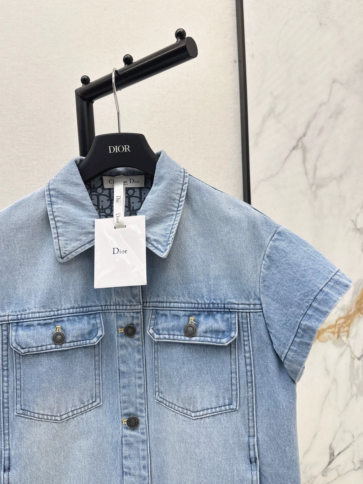 D 25 spring and summer new cowboy short-sleeved jacket
