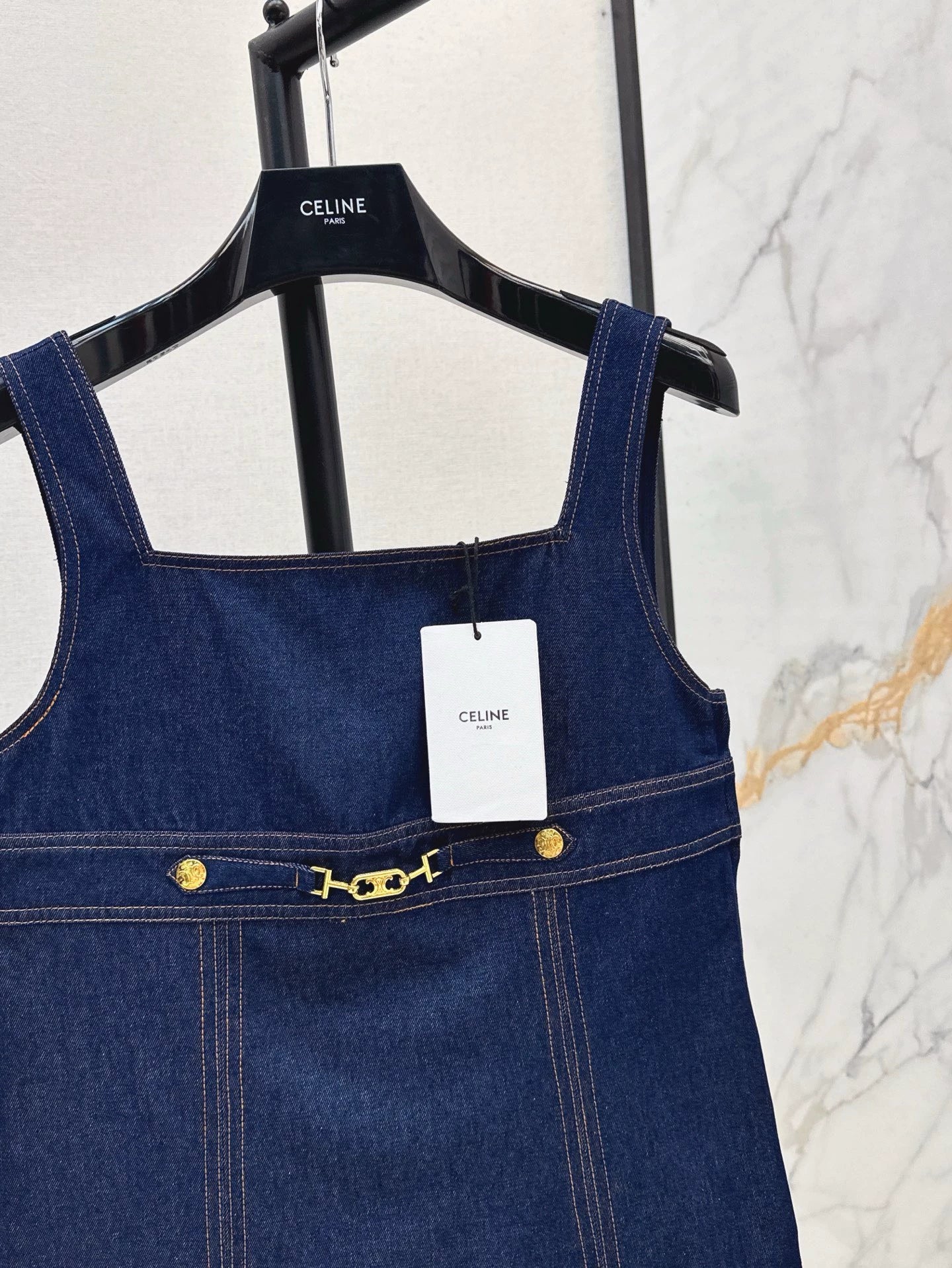 CE 25 Spring/Summer New Denim Vest Dress