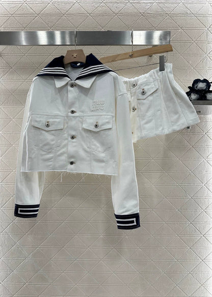 M 25 Navy denim suit