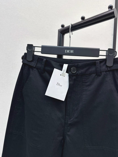 D 25Ss Early Fall New Elastic Waist Straight-Leg Pants