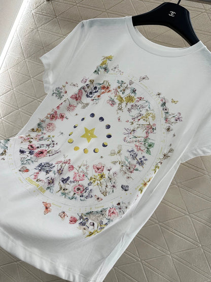 T-shirt imprimé col rond D 25