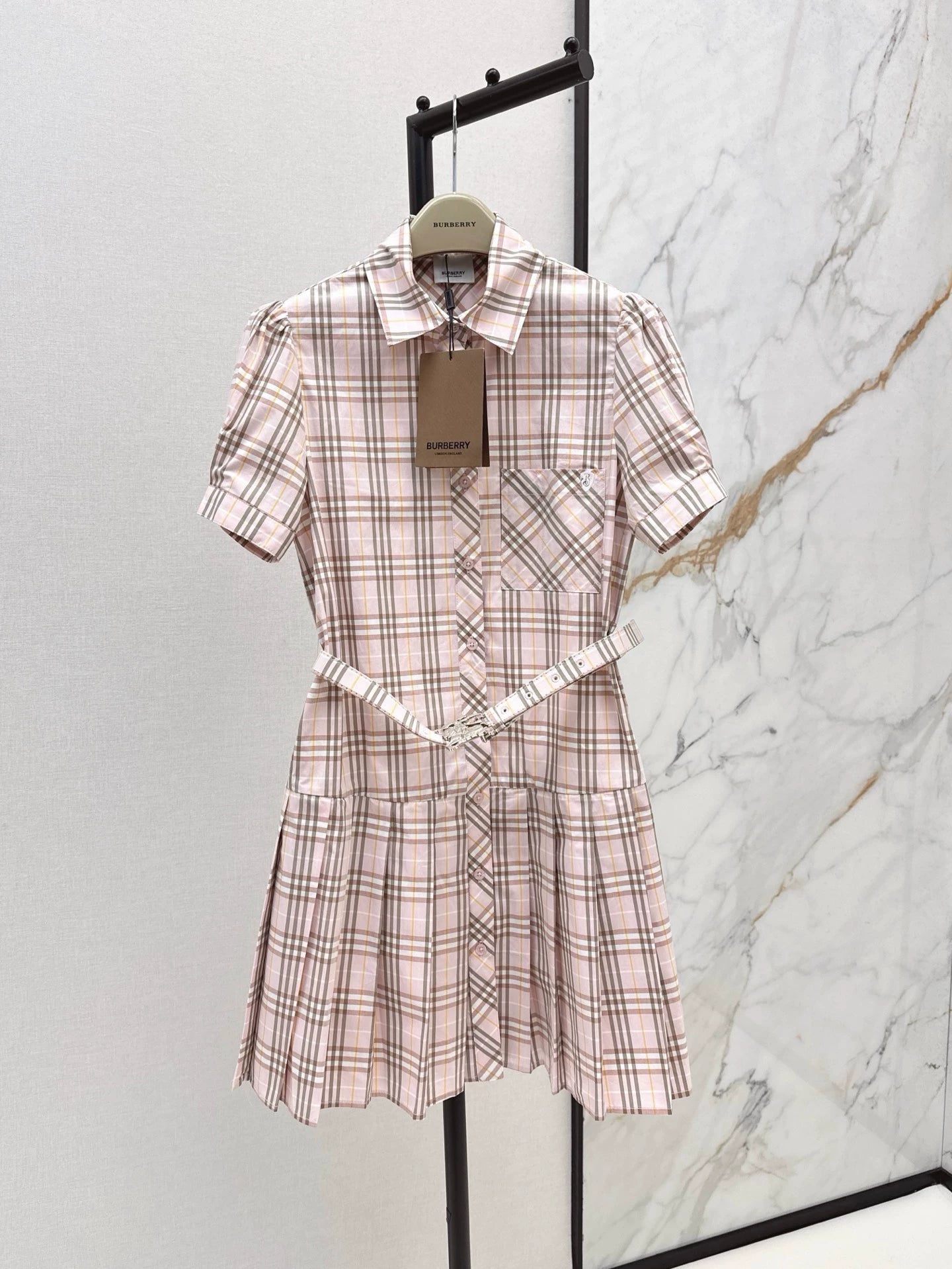 Bu Spring/Summer 25 New Classic Plaid Dresses