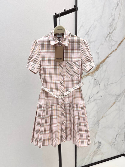 Bu Spring/Summer 25 New Classic Plaid Dresses