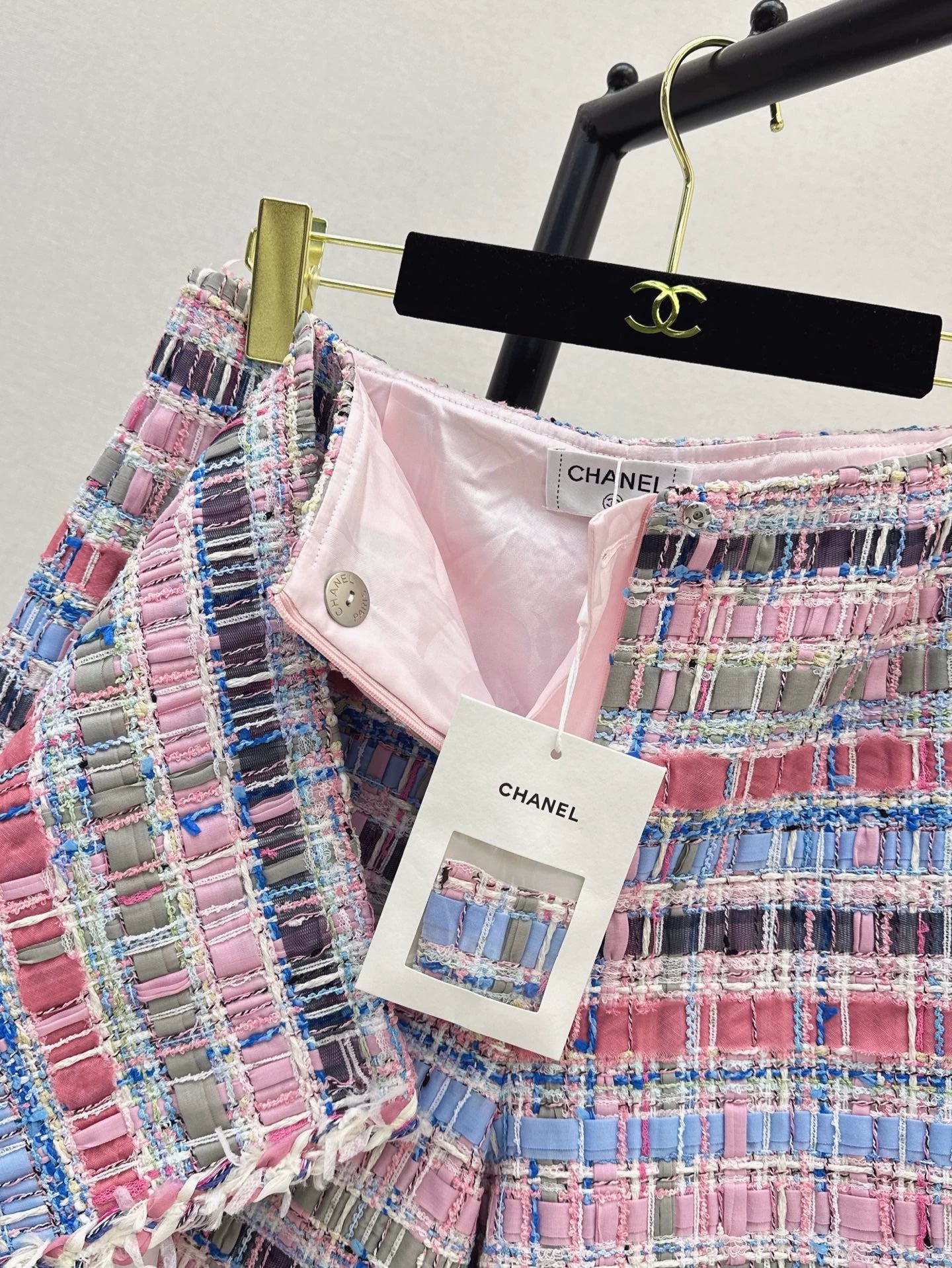 C 25 spring and summer new colorful woven irregular pants skirt