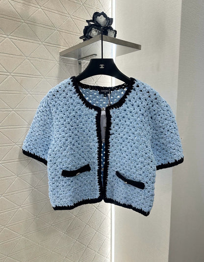 C 25 Knitted Dress Cardigan and Short Skirt Set