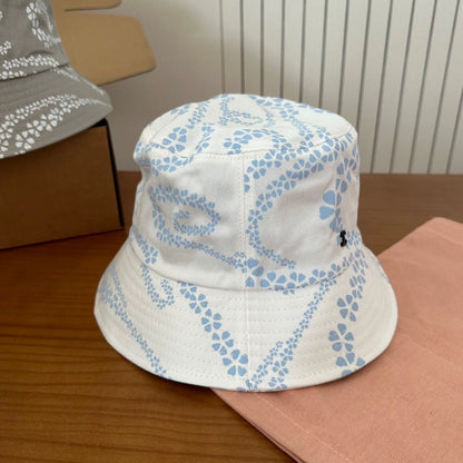 C 25 New Arrival Petal Print Bucket Hat