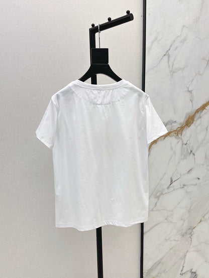 H 25 Spring/Summer New Paris Series Short Sleeve T-Shirt