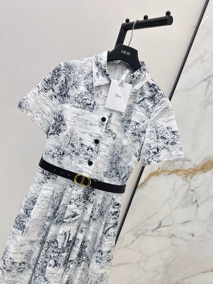 D 25 Spring/Summer Latest Printed Pattern Dresses