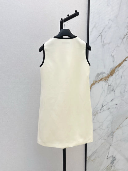 D 25 Spring/Summer New Double Pocket Decoration Sleeveless Dresses