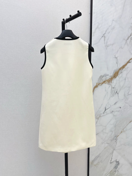 D 25 Spring/Summer New Double Pocket Decoration Sleeveless Dresses