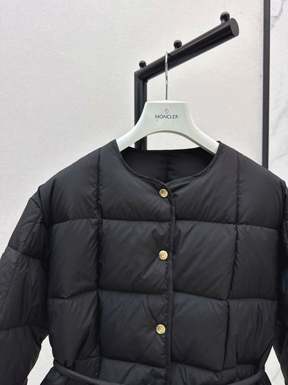 Mon 25fw New Puffer Crew Neck Down Jacket